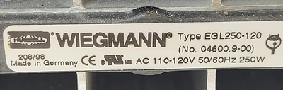 NEW Weigmann EGL250120