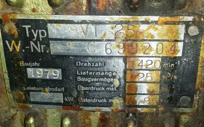 USED GEBR. BECKER VT-25