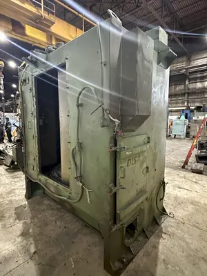 36" X 72" GOFF MODEL #3672D SPINNER HANGER SHOT BLAST CLEANING SYSTEM, NEW 2006: STOCK #22470