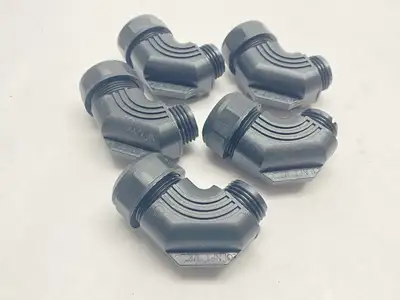 New | in-Stock Murrplastik Conduit Fitting 90-Degree 1/2" NPT LOT OF 5 Electrical Fittings Michigan US | Maverick Industrial Sales #1456765