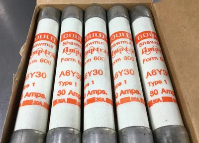 GOULD SHAWMUT FUSE A6Y30-1 30A 600V Type 1 (box of 10) 4C-18
