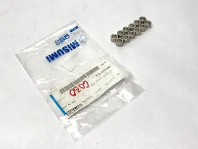 USED MISUMI FLAT SPACERS 14MM OD 8MM ID 8MM THICKNESS LOT OF 12