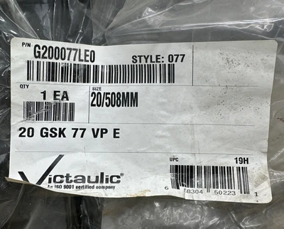 NEW Victaulic G200077LEO