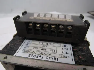 Transformer 50VA 180-200-220V Primary 100V Secondary 1PH 50/60Hz