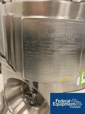 USED Precision 20 Liter Precision Stainless Reactor, S/S