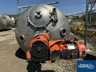 USED Lee Industries 2,000 Gal Lee Reactor, 316 S/S, 23/100#