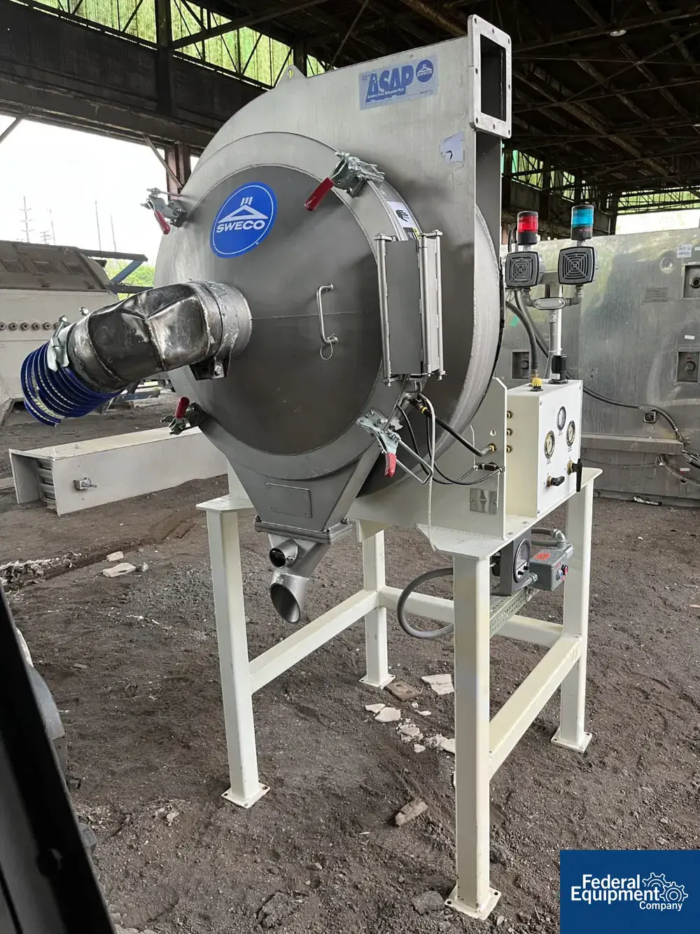 USED SWECO Sweco Turbo Screen classifier, Model TS30S