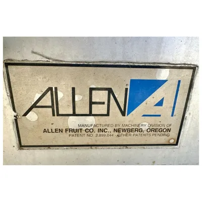 Used 46“ W X 93“ L X 6“ D Allen Fruit Co Vibrating Feeder Shaker Conveyor