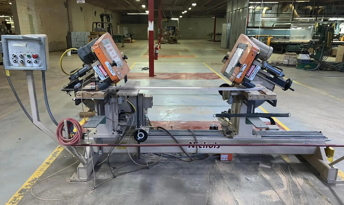 NICHOLS DOUBLE-END ANGLE BORING MACHINE