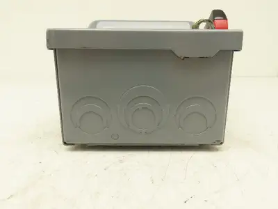 Square D CH361 Safety Disconnect Switch 30A 600V 20HP Fused 3 Pole