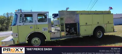 Used 1987 PIERCE DASH Fire Trucks Michigan US | Proxy Equipment #1385270
