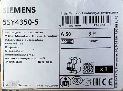 Siemens 5SY4350-5 Circuit Breakers | ESS Industrial Equipment Sales (11)