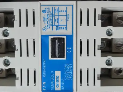 40hp, 600V, 100A, FVNR Starter, Size 3