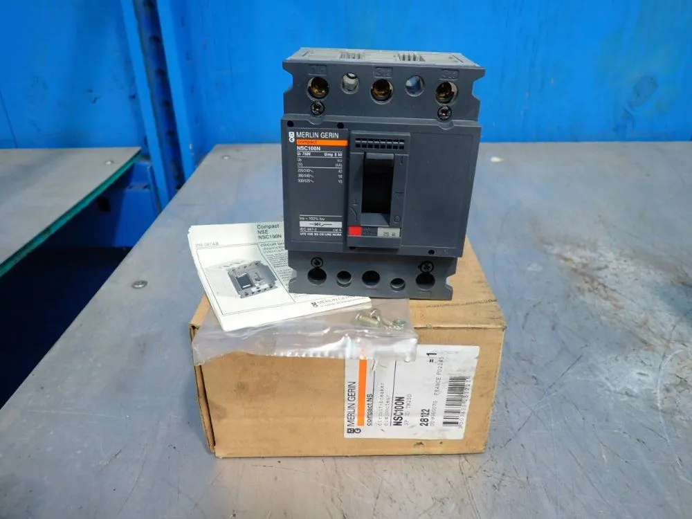 Used MERLIN GERIN NSC100N Circuit Breakers Ohio US | HGR 24 #878299