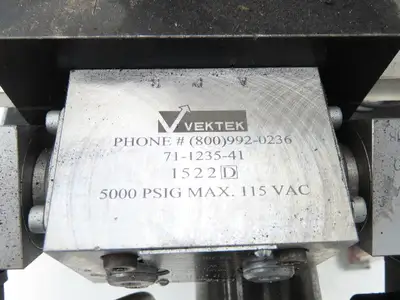 Vektek Vector Flo Hydraulic Manual Workholding Pump Power Pack 2.5gal 5000psi
