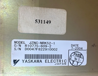 USED Yaskawa Electric JZNC-NRK01-1