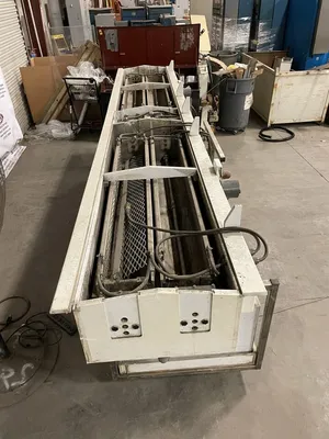 13.5ft Plastic Electro-Plating Dip Tank with 4 Trays 58” l x 7.5” w x 6.5” h