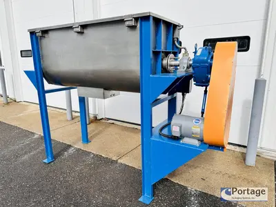 USED ROSS MIXERS 18-CU.FT. STAINLESS STEEL RIBBON BLENDER