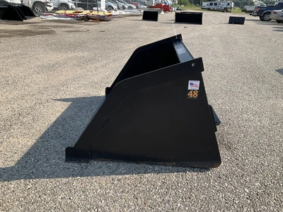 Used TOMAHAWK 48" DINGO SNOW/ MULCH BUCKET Skid Steer Buckets Michigan US | Miedema Asset Management Group #1342318