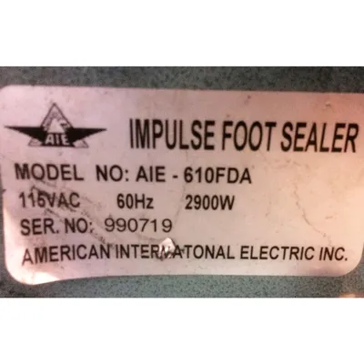 USED AMERICAN INTERNATIONAL ELECTRIC AIE-610FDA