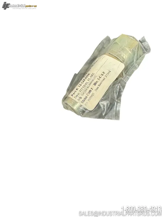 New | in-Stock GATES 12-12FJISX Parts (Hydraulics and Pneumatics) Kentucky US | Industrial Parts R Us Inc. #1518858