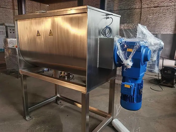 New 15 Cubic Foot Stainless Steel Ribbon Mixer, 5 HP #4679790