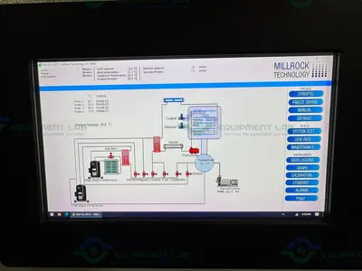 USED MILLROCK MAGNUM MG85B11 FREEZE DRYER LYOPHILIZER W/ 11 SHELVES MFG 2021