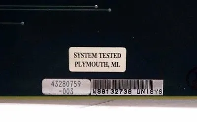 NEW UNISYS 4328 0742-001