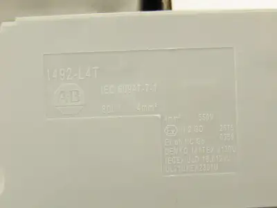 Allen Bradley 1492-L4T Feed-Through Terminal Block Gray 4mm Sq 800V Lot of 50