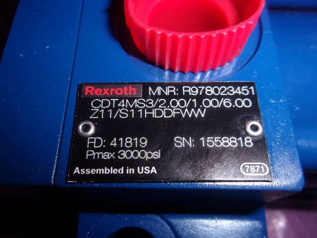Used Rexroth CDT4 Valves/Fittings Arizona US | ASSET CONVERSION SPECIALISTS, INC. #312452