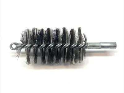 New | in-Stock Schaefer Brush Stainless Steel Wire Brush 2 1/2" Flue 2 3/4" Mandrel Mounted Brushes Michigan US | Maverick Industrial Sales #1400038