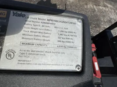 Used 2016 YALE MPR100 Electric Pallet Trucks Oklahoma US | Proxy Equipment #1385403