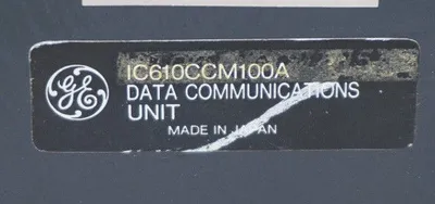 USED GENERAL ELECTRIC IC610CCM100A DATA COMMUNICATIONS UNIT