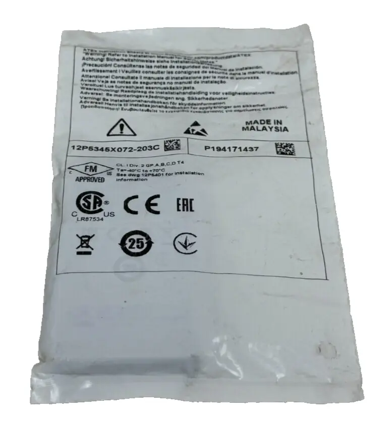 NEW EMERSON 12P5345X072-203C