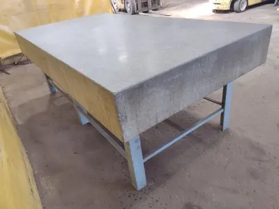 8' X 4' X 10" CHALLENGE PRECISION LAYOUT INSPECTION GRANITE TABLE: STOCK #23808