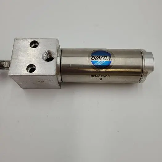 Used BIMBA BIMBA BFM-172-DB CYLINDER &  AC437 BIMBA ALIGNMENT COUPLER 3/4" Pneumatic Cylinders | ND Industrial Surplus #1221871