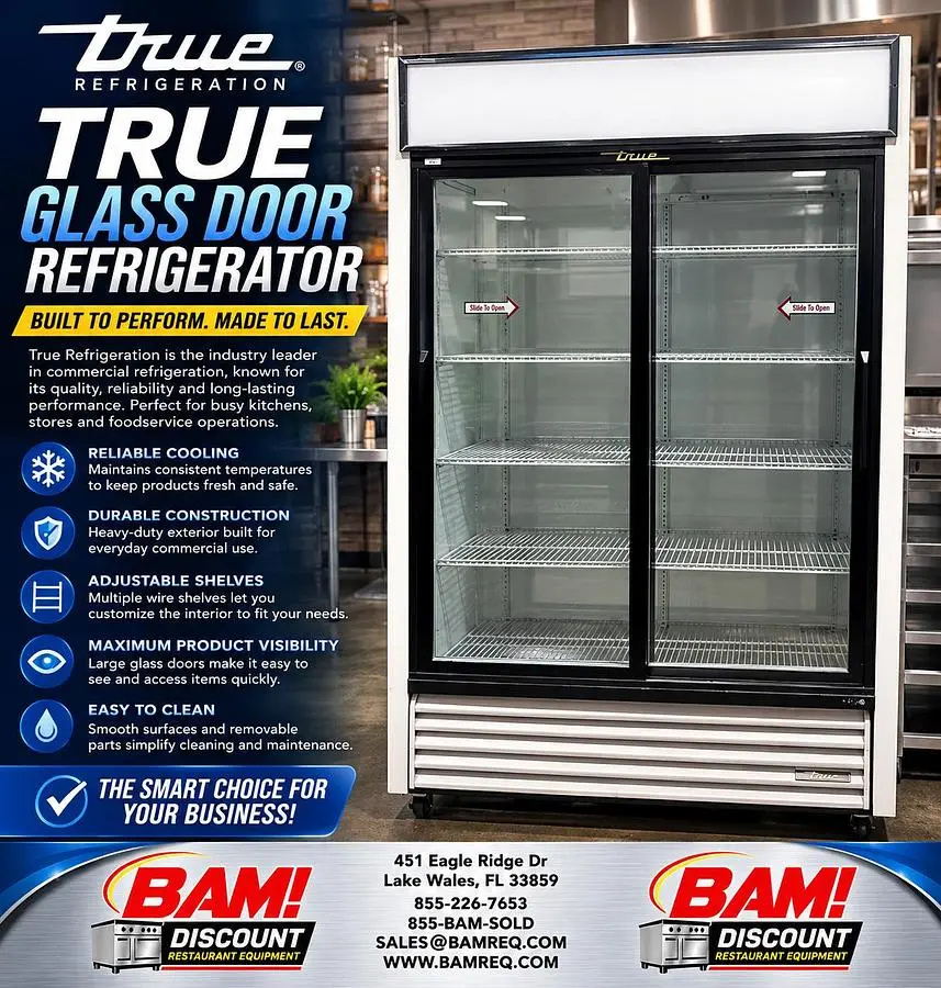 Used TRUE GDM-41 Display Refrigerators Florida US | BAM Discount Restaurant Equipment #1393568