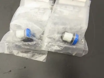 Allen Bradley 800FP-P6PN3W Push Button LED Pilot Light Blue 22.5 mm Lot of 2