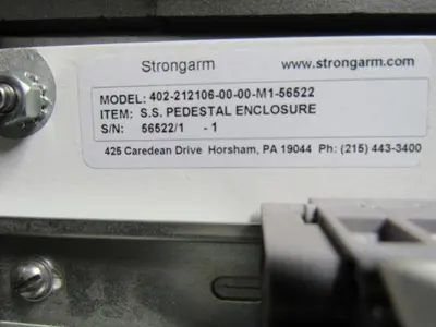 ARISTA STRONGARM ADM-1817AP Touch Screen Operator Interface & S.S. Pedestal