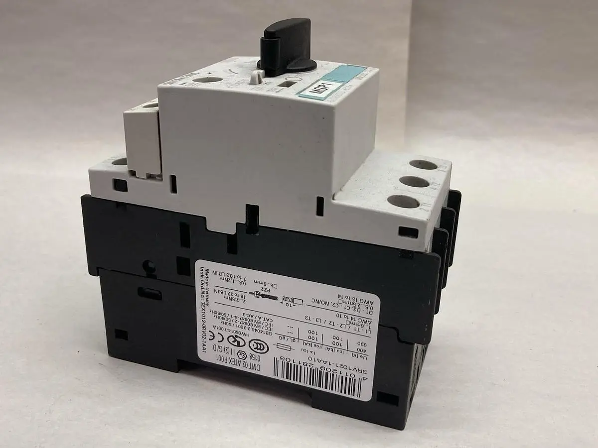 New | in-Stock SIEMENS 3RV1021-1AA10 Miscellaneous Equipment (Electrical & Power) | Surplus Asset Holdings #1189789