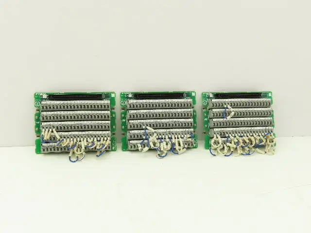 Yaskawa YWP-AH Cable Connector Terminal 100 Pin Rev A DIN Mountable Lot of 3