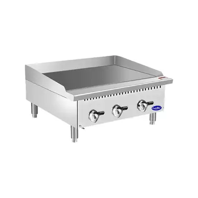 New | in-Stock Atosa New Atosa ATMG-36 HD 36" CookRite Manual Gas Griddle with Total 90,000 BTU Commercial Flat Top Griddles Illinois US | Falcon Restaurant Supply #1375240