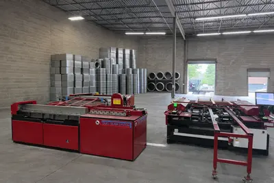 ACS Fabri-Flange HVAC Flanging System TDF Rollformer | THREE RIVERS MACHINERY (9)