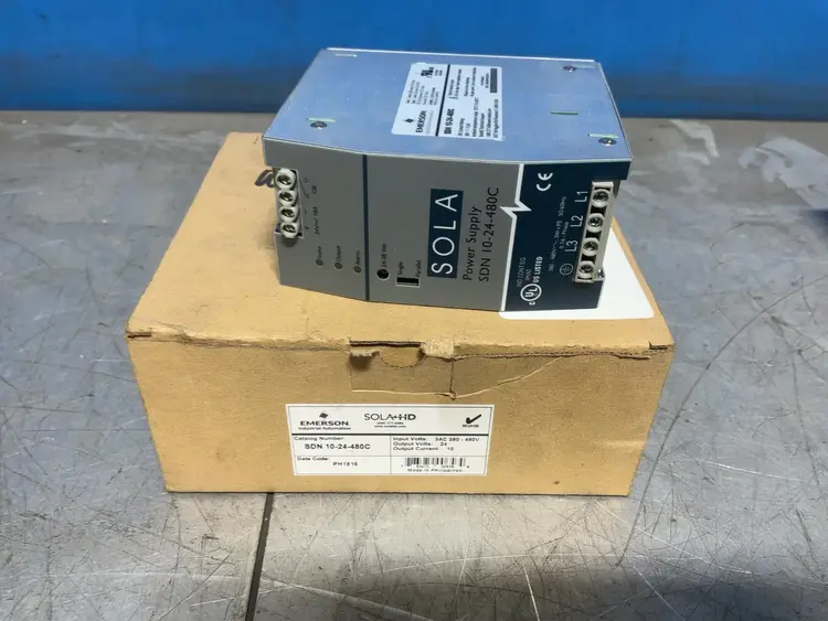 Used EMERSON SDN 1024480C DIN Rail Power Supplies Ohio US | HGR 24 #1085040