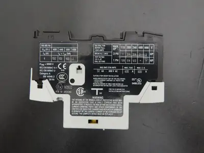 Moeller PKZM0 PKZM0-4-SC Manual Motor Starter 2.5-4A 3Hp 600vAC 3Ph Lot Of 3
