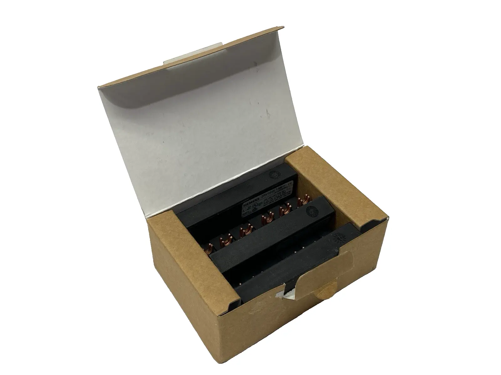 USED SIEMENS BUSBAR 3-PHASE MODULAR SPACING 45MM FOR 2 SWITCHES PKG OF 10