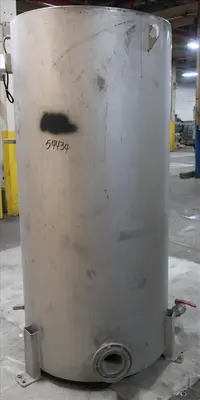 SPC8682  Tank 350 gallon vertical tank, Stainless Steel, flat
