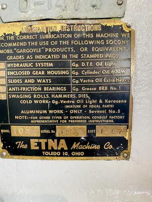 USED 1957 ABBEY ETNA 103