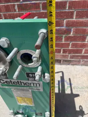 USED CETETHERM CETEPLATE CT210DS-GP/44 PLATE HEAT EXCHANGER 18.5 L