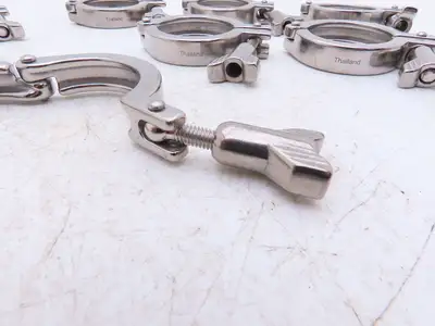 2" Tri-Clamp Sanitary 304 Stainless Wing Nut  Lot of 10